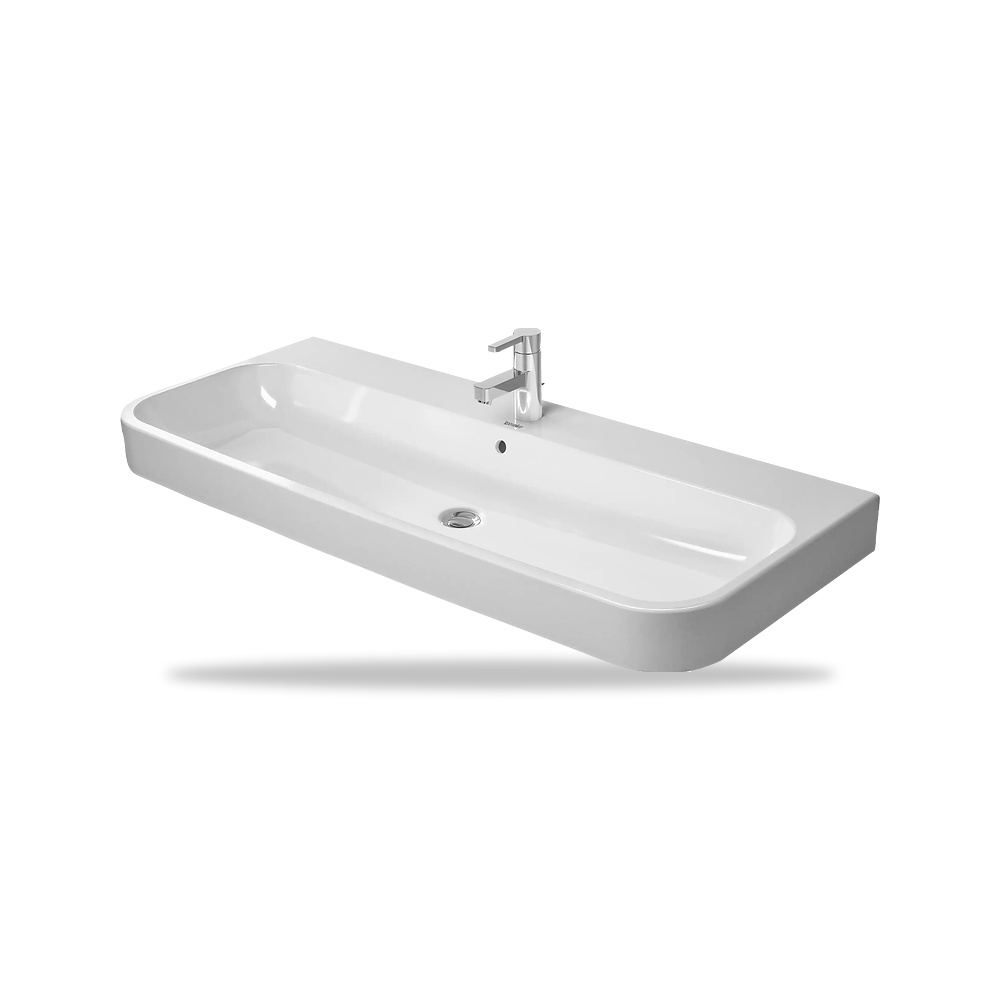 صورة منتج حوض مغسلة خزفي للحمام ديورافيت (Duravit) سلسلة Happy D.2 موديل 2318120027 – مقاس 505 مم × 1200 مم × 1155 مم - كود الصنف reemco-2027-1153327 - ماركة يباع من خلال reemco - توريد وتصوير حصري لشركة ريمكو القابضة السعودية