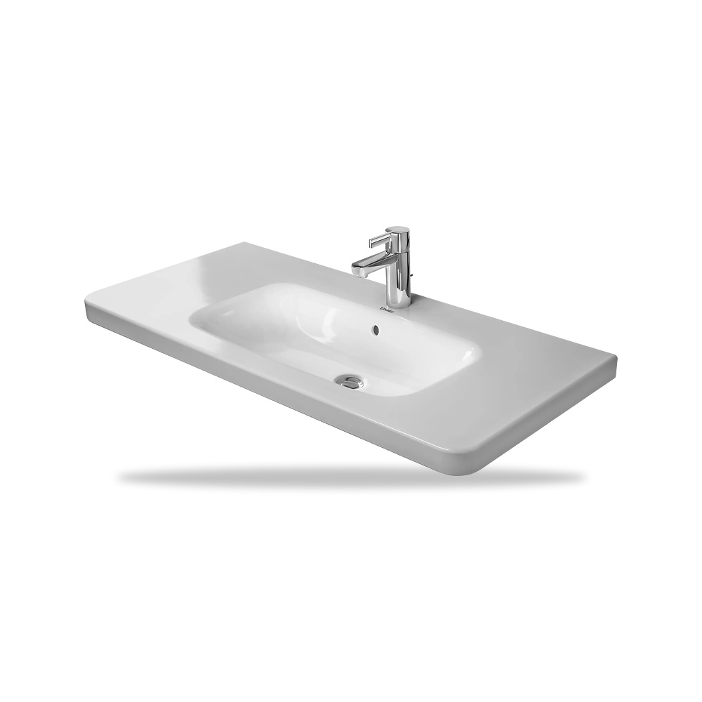 صورة منتج حوض مغسلة خزفي للحمام ديورافيت (Duravit) سلسلة DuraStyle موديل 2320100000 – مقاس 480 مم × 1000 مم × 575 مم - كود الصنف reemco-2027-1153334 - ماركة يباع من خلال reemco - توريد وتصوير حصري لشركة ريمكو القابضة السعودية