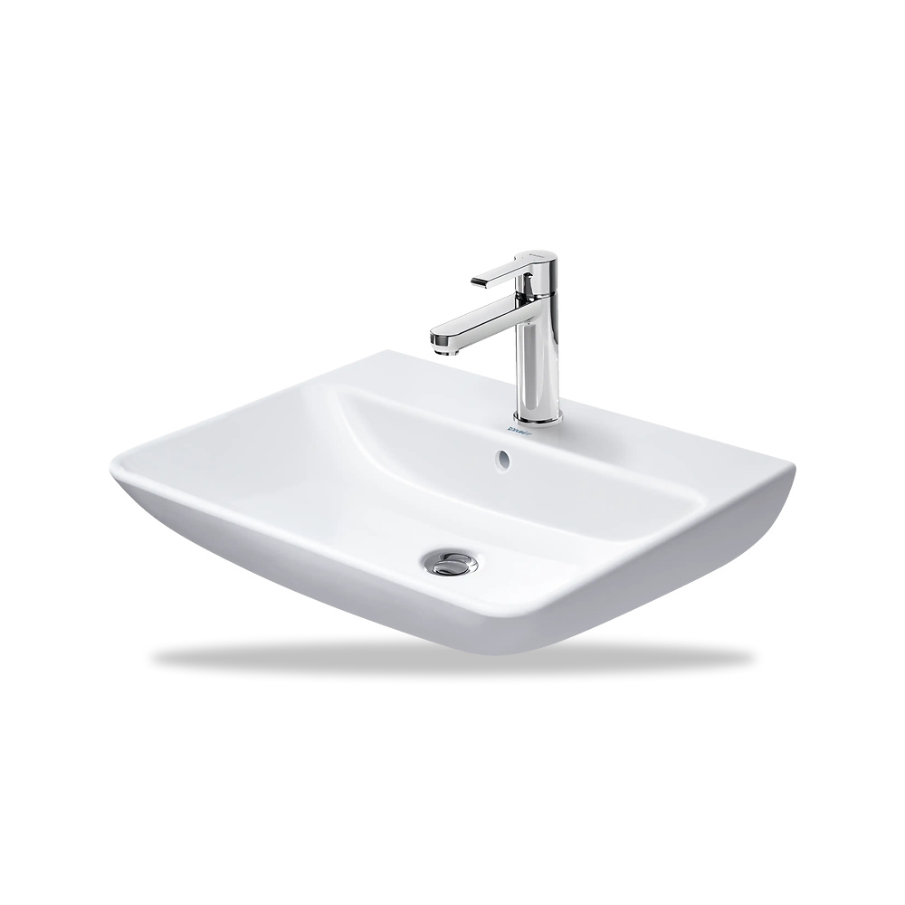 صورة منتج حوض مغسلة خزفي للحمام ديورافيت (Duravit) سلسلة ME by Starck موديل 233565AC00 – مقاس 490 مم × 650 مم × 620 مم - كود الصنف reemco-2027-1153347 - ماركة يباع من خلال reemco - توريد وتصوير حصري لشركة ريمكو القابضة السعودية