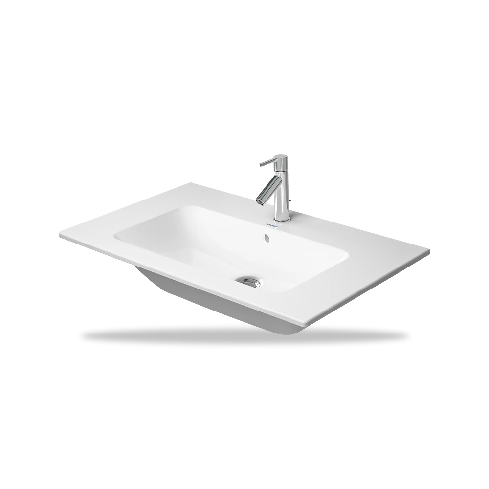 صورة منتج حوض مغسلة خزفي للحمام ديورافيت (Duravit) سلسلة ME by Starck موديل 233683AA60 – مقاس 490 مم × 830 مم × 570 مم - كود الصنف reemco-2027-1153353 - ماركة يباع من خلال reemco - توريد وتصوير حصري لشركة ريمكو القابضة السعودية