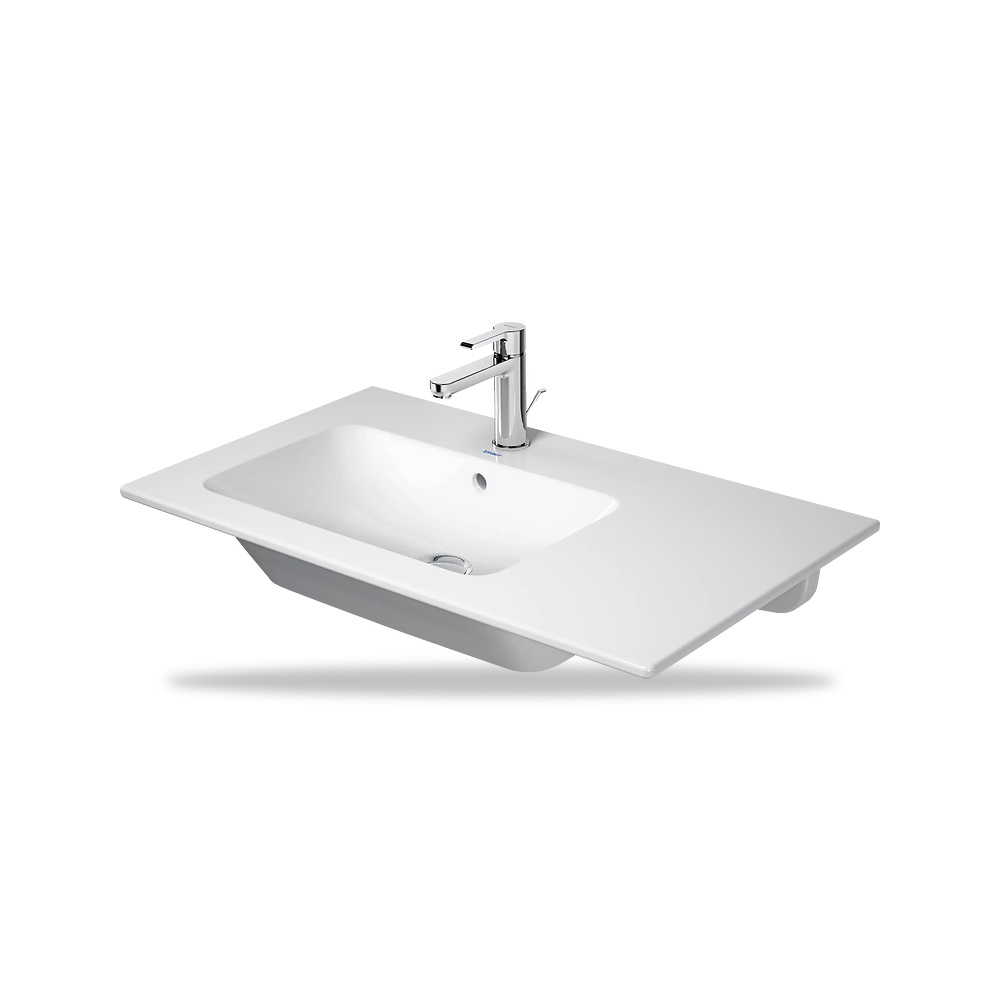 صورة منتج حوض مغسلة خزفي للحمام ديورافيت (Duravit) سلسلة ME by Starck موديل 234583AC00 – مقاس 490 مم × 830 مم × 480 مم - كود الصنف reemco-2027-1153364 - ماركة يباع من خلال reemco - توريد وتصوير حصري لشركة ريمكو القابضة السعودية