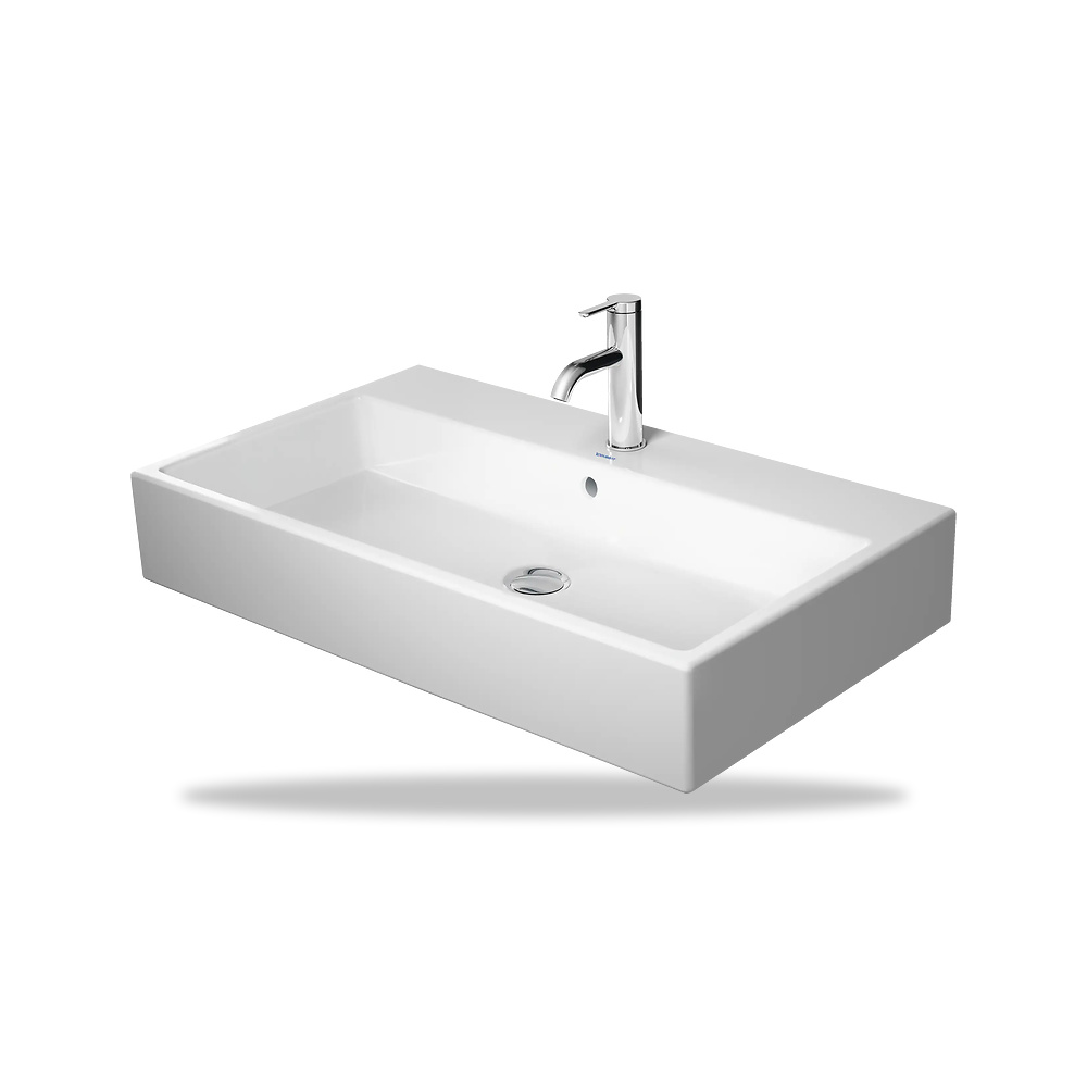 صورة منتج حوض مغسلة خزفي للحمام ديورافيت (Duravit) سلسلة Vero Air موديل 2350800027 – مقاس 470 مم × 800 مم × 750 مم - كود الصنف reemco-2027-1153374 - ماركة يباع من خلال reemco - توريد وتصوير حصري لشركة ريمكو القابضة السعودية