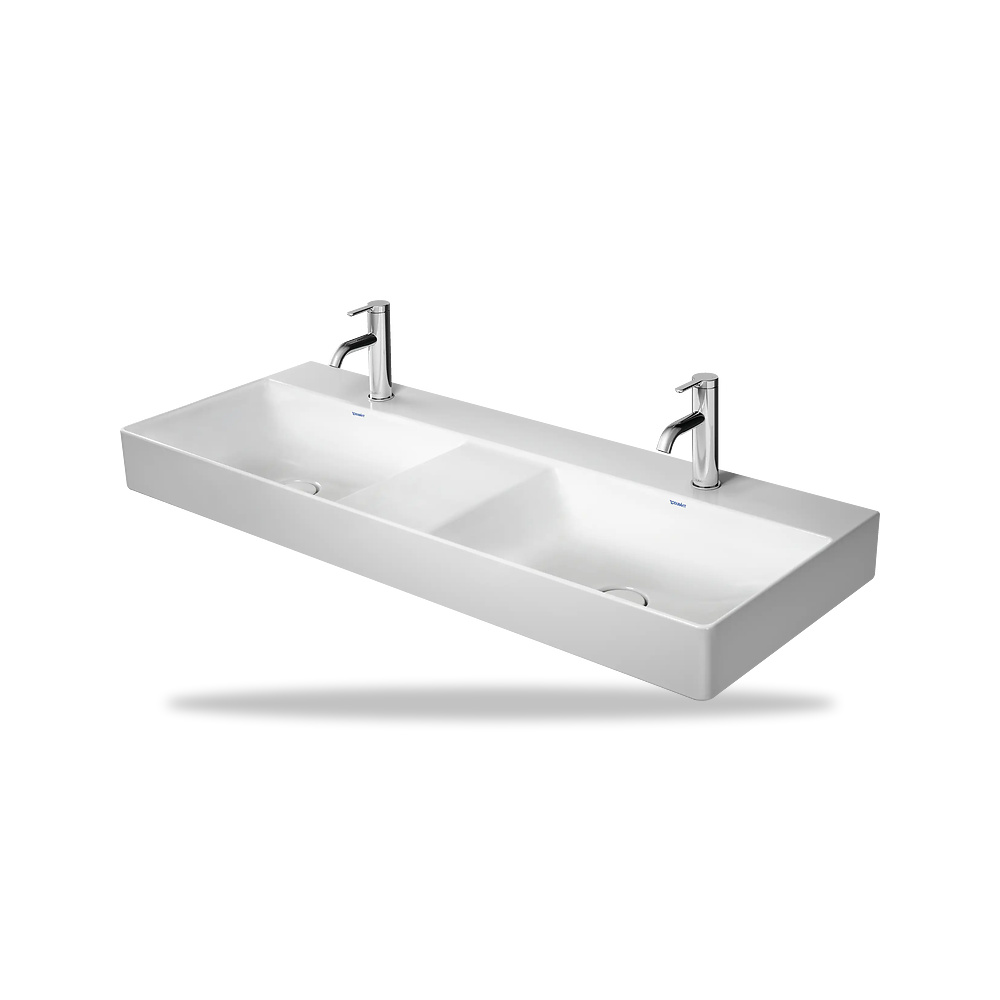 صورة منتج حوض مغسلة خزفي للحمام ديورافيت (Duravit) سلسلة DuraSquare موديل 2353120041 – مقاس 470 مم × 1200 مم - كود الصنف reemco-2027-1153380 - ماركة يباع من خلال reemco - توريد وتصوير حصري لشركة ريمكو القابضة السعودية