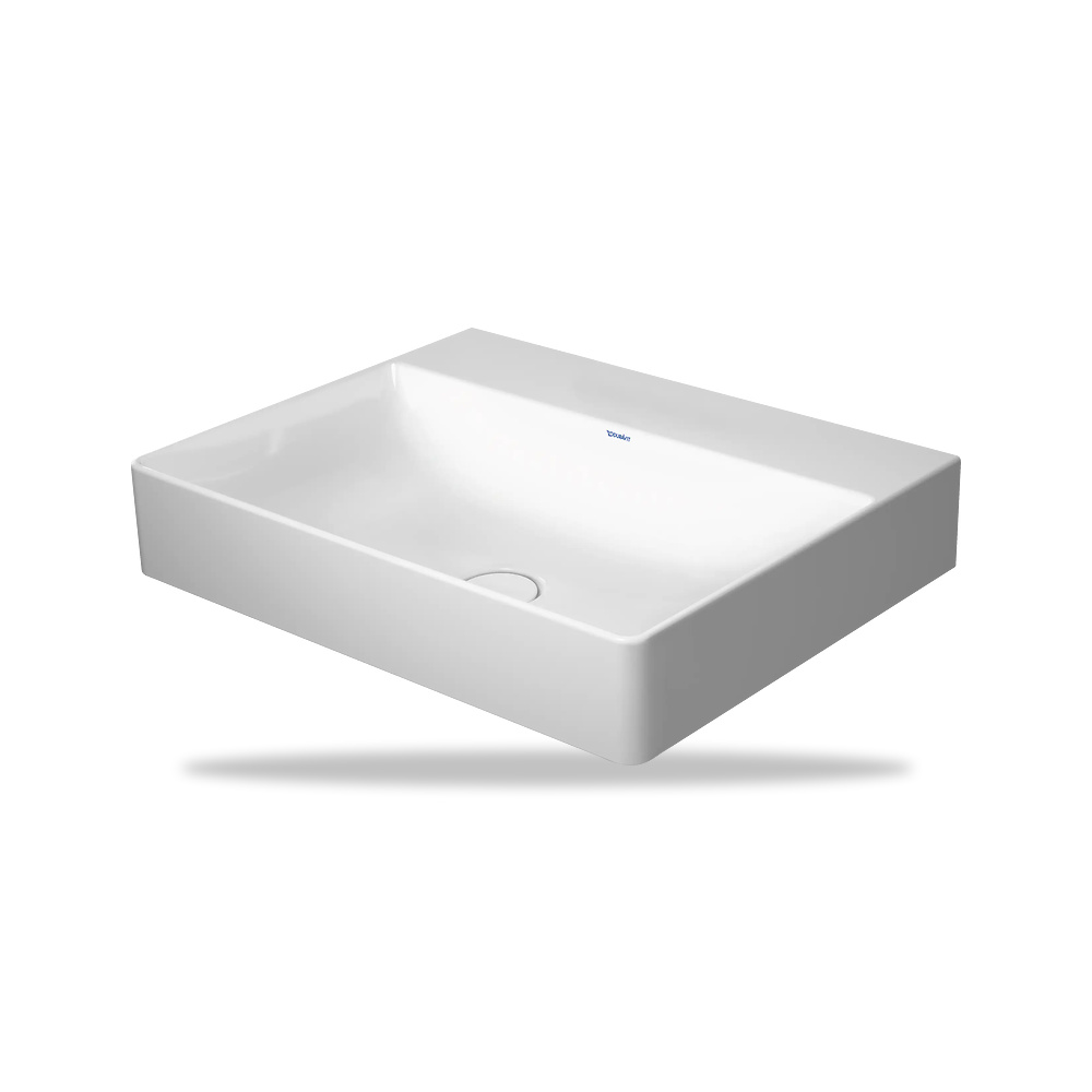 صورة منتج حوض مغسلة خزفي للحمام ديورافيت (Duravit) سلسلة DuraSquare موديل 2353600079 – مقاس 470 مم × 600 مم × 585 مم - كود الصنف reemco-2027-1153382 - ماركة يباع من خلال reemco - توريد وتصوير حصري لشركة ريمكو القابضة السعودية
