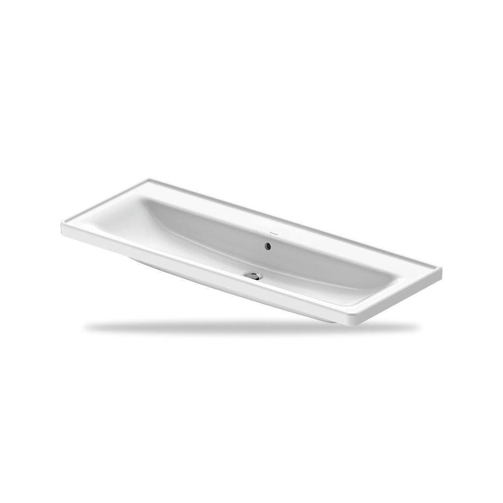 صورة منتج حوض مغسلة خزفي للحمام ديورافيت (Duravit) سلسلة D-Neo موديل 2367120060 – مقاس 480 مم × 1205 مم × 1050 مم - كود الصنف reemco-2027-1153401 - ماركة يباع من خلال reemco - توريد وتصوير حصري لشركة ريمكو القابضة السعودية