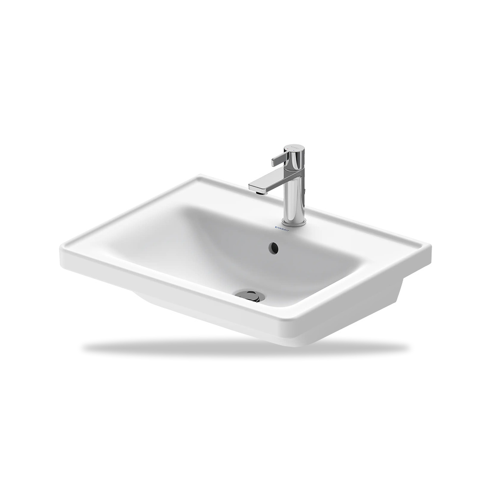 صورة منتج حوض مغسلة خزفي للحمام ديورافيت (Duravit) سلسلة D-Neo موديل 2367603200 – مقاس 480 مم × 600 مم × 465 مم - كود الصنف reemco-2027-1153402 - ماركة يباع من خلال reemco - توريد وتصوير حصري لشركة ريمكو القابضة السعودية