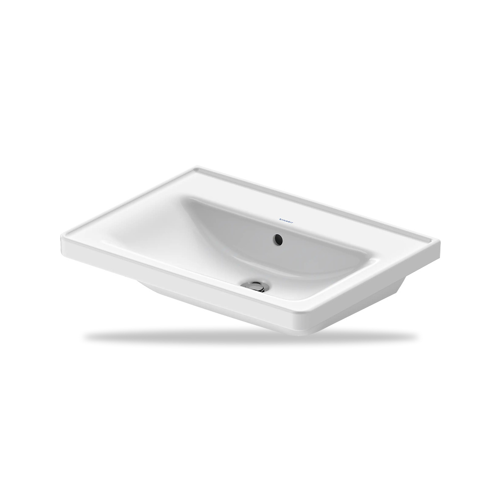 صورة منتج حوض مغسلة خزفي للحمام ديورافيت (Duravit) سلسلة D-Neo موديل 2367650060 – مقاس 480 مم × 650 مم × 515 مم - كود الصنف reemco-2027-1153403 - ماركة يباع من خلال reemco - توريد وتصوير حصري لشركة ريمكو القابضة السعودية