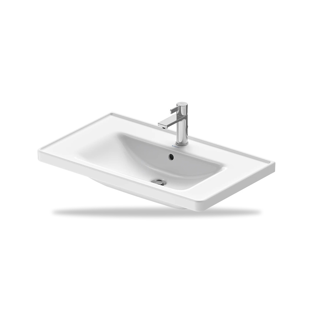صورة منتج حوض مغسلة خزفي للحمام ديورافيت (Duravit) سلسلة D-Neo موديل 2367800000 – مقاس 480 مم × 800 مم × 520 مم - كود الصنف reemco-2027-1153404 - ماركة يباع من خلال reemco - توريد وتصوير حصري لشركة ريمكو القابضة السعودية