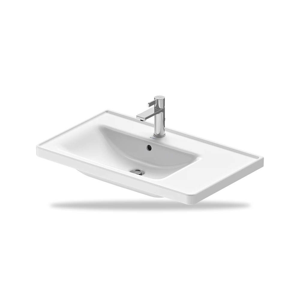 صورة منتج حوض مغسلة خزفي للحمام ديورافيت (Duravit) سلسلة D-Neo موديل 2369800000 – مقاس 480 مم × 800 مم × 515 مم - كود الصنف reemco-2027-1153406 - ماركة يباع من خلال reemco - توريد وتصوير حصري لشركة ريمكو القابضة السعودية