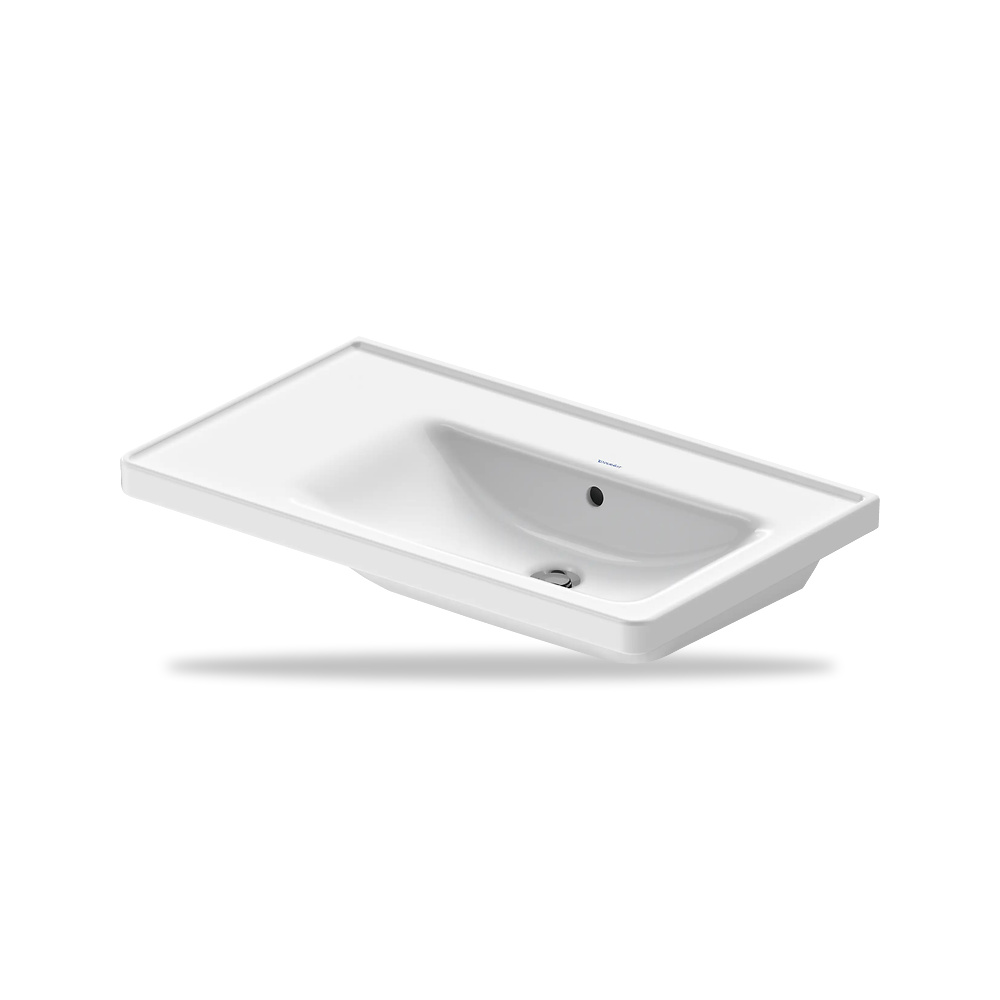 صورة منتج حوض مغسلة خزفي للحمام ديورافيت (Duravit) سلسلة D-Neo موديل 2370800060 – مقاس 480 مم × 800 مم × 515 مم - كود الصنف reemco-2027-1153407 - ماركة يباع من خلال reemco - توريد وتصوير حصري لشركة ريمكو القابضة السعودية
