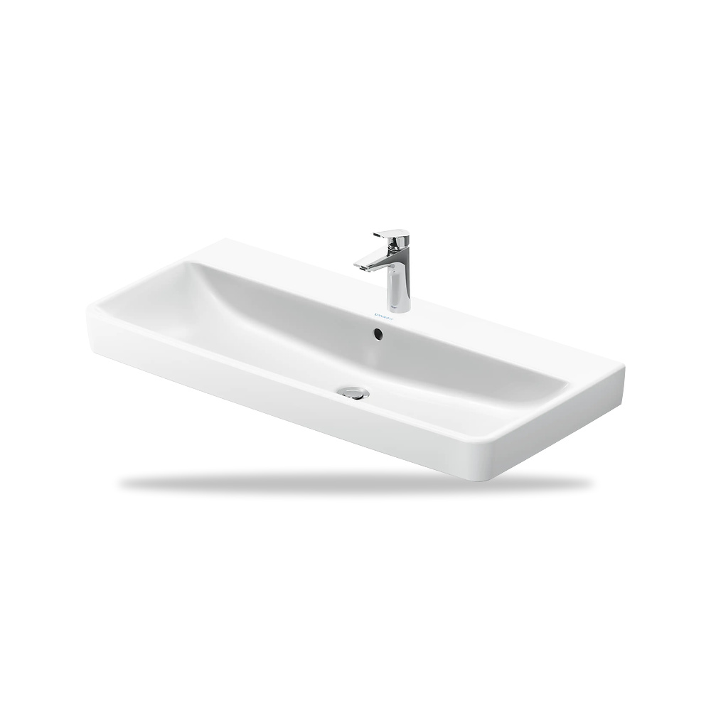 صورة منتج حوض مغسلة خزفي للحمام ديورافيت (Duravit) سلسلة Duravit No.1 موديل 23751000002 – مقاس 460 مم × 1000 مم - كود الصنف reemco-2027-1153414 - ماركة يباع من خلال reemco - توريد وتصوير حصري لشركة ريمكو القابضة السعودية