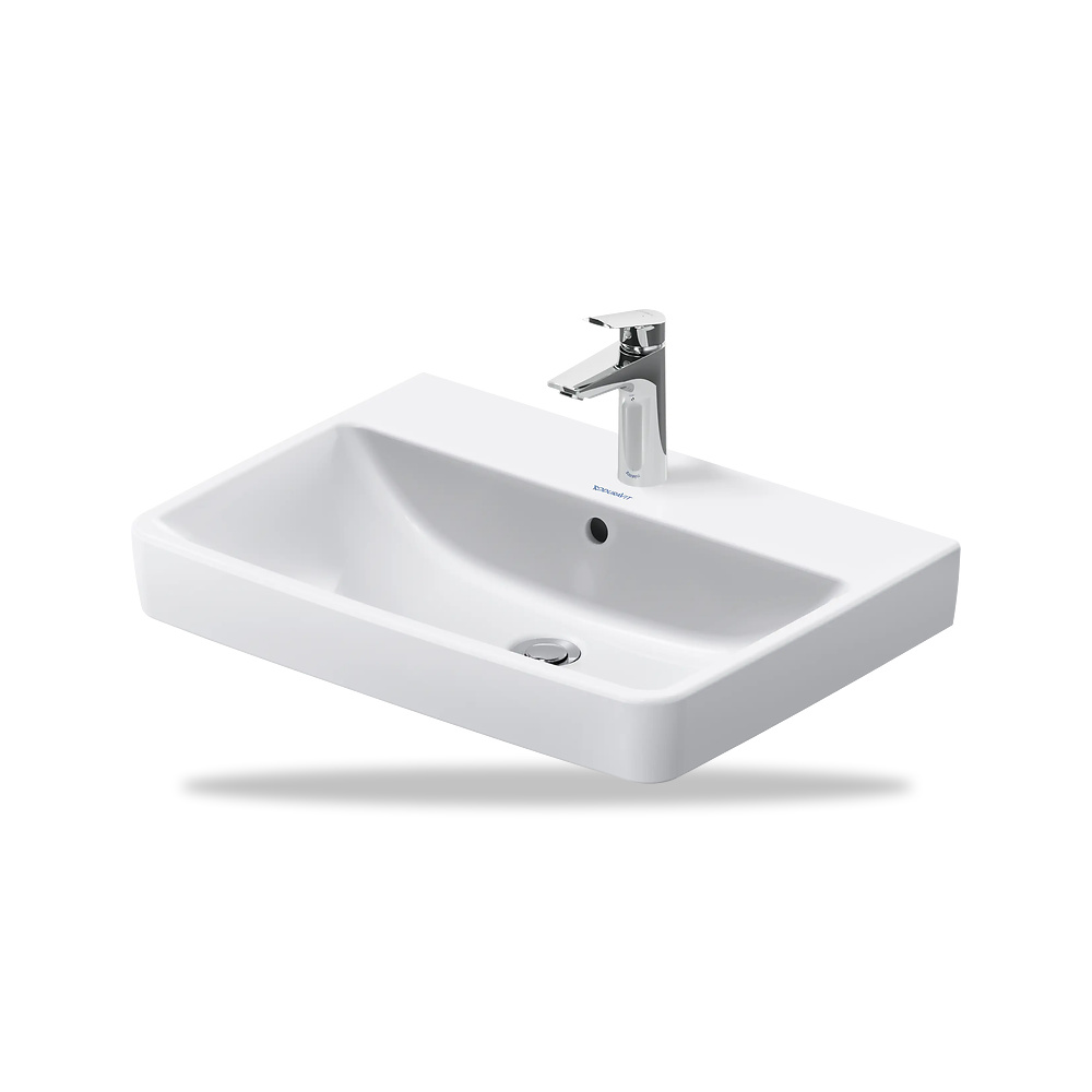 صورة منتج حوض مغسلة خزفي للحمام ديورافيت (Duravit) سلسلة Duravit No.1 موديل 23756500002 – مقاس 460 مم × 650 مم - كود الصنف reemco-2027-1153417 - ماركة يباع من خلال reemco - توريد وتصوير حصري لشركة ريمكو القابضة السعودية