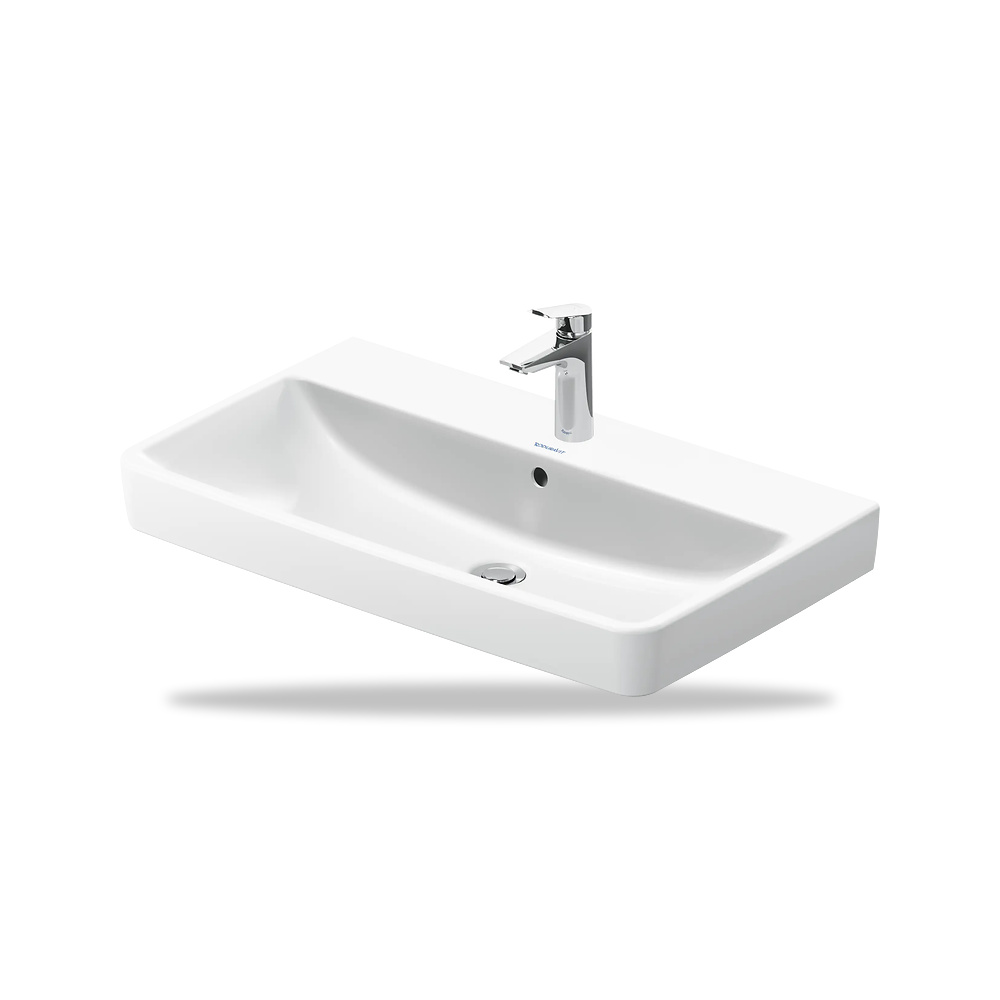 صورة منتج حوض مغسلة خزفي للحمام ديورافيت (Duravit) سلسلة Duravit No.1 موديل 23758000002 – مقاس 460 مم × 800 مم - كود الصنف reemco-2027-1153418 - ماركة يباع من خلال reemco - توريد وتصوير حصري لشركة ريمكو القابضة السعودية