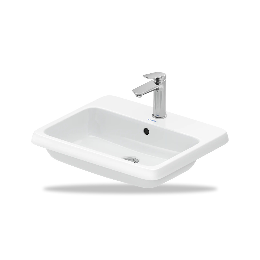 صورة منتج حوض مغسلة خزفي للحمام ديورافيت (Duravit) سلسلة Collection One موديل 2396550027 – مقاس 455 مم × 550 مم × 485 مم - كود الصنف reemco-2027-1153443 - ماركة يباع من خلال reemco - توريد وتصوير حصري لشركة ريمكو القابضة السعودية
