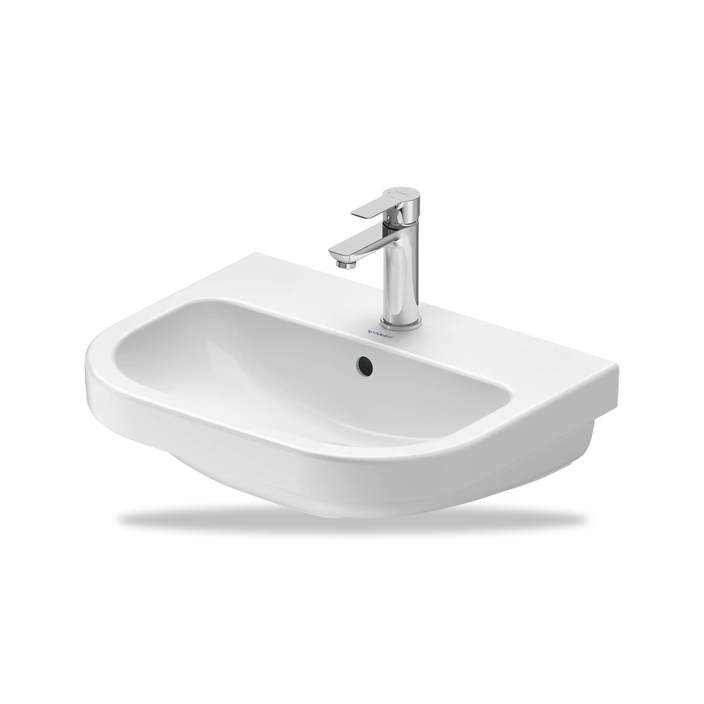 صورة منتج حوض مغسلة خزفي للحمام ديورافيت (Duravit) سلسلة D-Code موديل 23985500002 – مقاس 430 مم × 550 مم × 475 مم - كود الصنف reemco-2027-1153446 - ماركة يباع من خلال reemco - توريد وتصوير حصري لشركة ريمكو القابضة السعودية