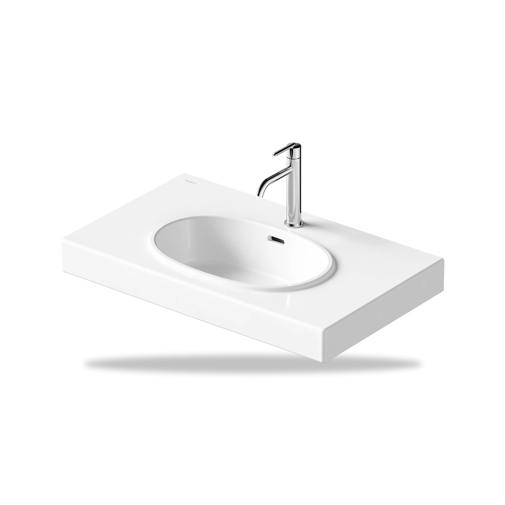 صورة منتج حوض مغسلة خزفي للحمام ديورافيت (Duravit) سلسلة Balcoon موديل 241280AA00 – مقاس 480 مم × 800 مم - كود الصنف reemco-2027-1153464 - ماركة يباع من خلال reemco - توريد وتصوير حصري لشركة ريمكو القابضة السعودية