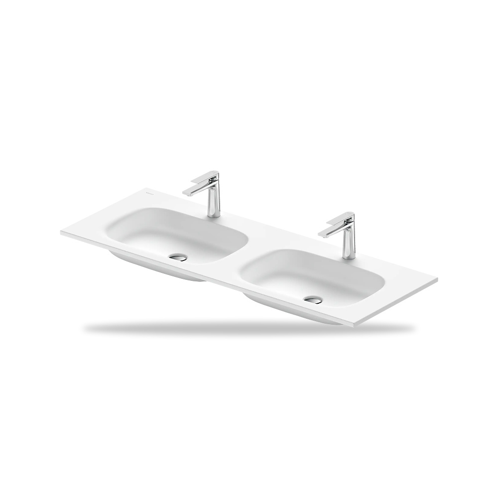 صورة منتج حوض مغسلة خزفي للحمام ديورافيت (Duravit) سلسلة Sivida موديل 2650043200 – مقاس 485 مم × 1290 مم × 480 مم - كود الصنف reemco-2027-1153469 - ماركة يباع من خلال reemco - توريد وتصوير حصري لشركة ريمكو القابضة السعودية