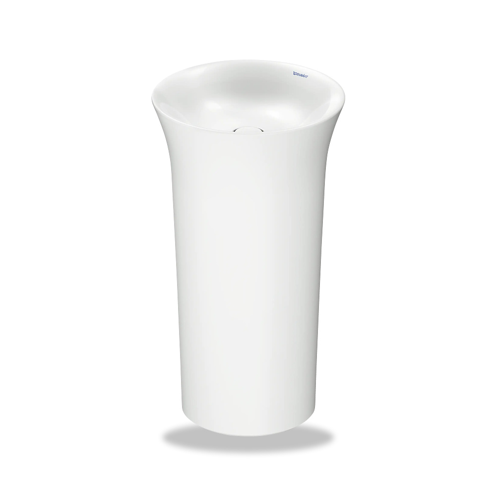 صورة منتج حوض مغسلة خزفي للحمام ديورافيت (Duravit) سلسلة White Tulip موديل 2703500070 – مقاس 500 مم × 500 مم × 500 مم - كود الصنف reemco-2027-1153504 - ماركة يباع من خلال reemco - توريد وتصوير حصري لشركة ريمكو القابضة السعودية