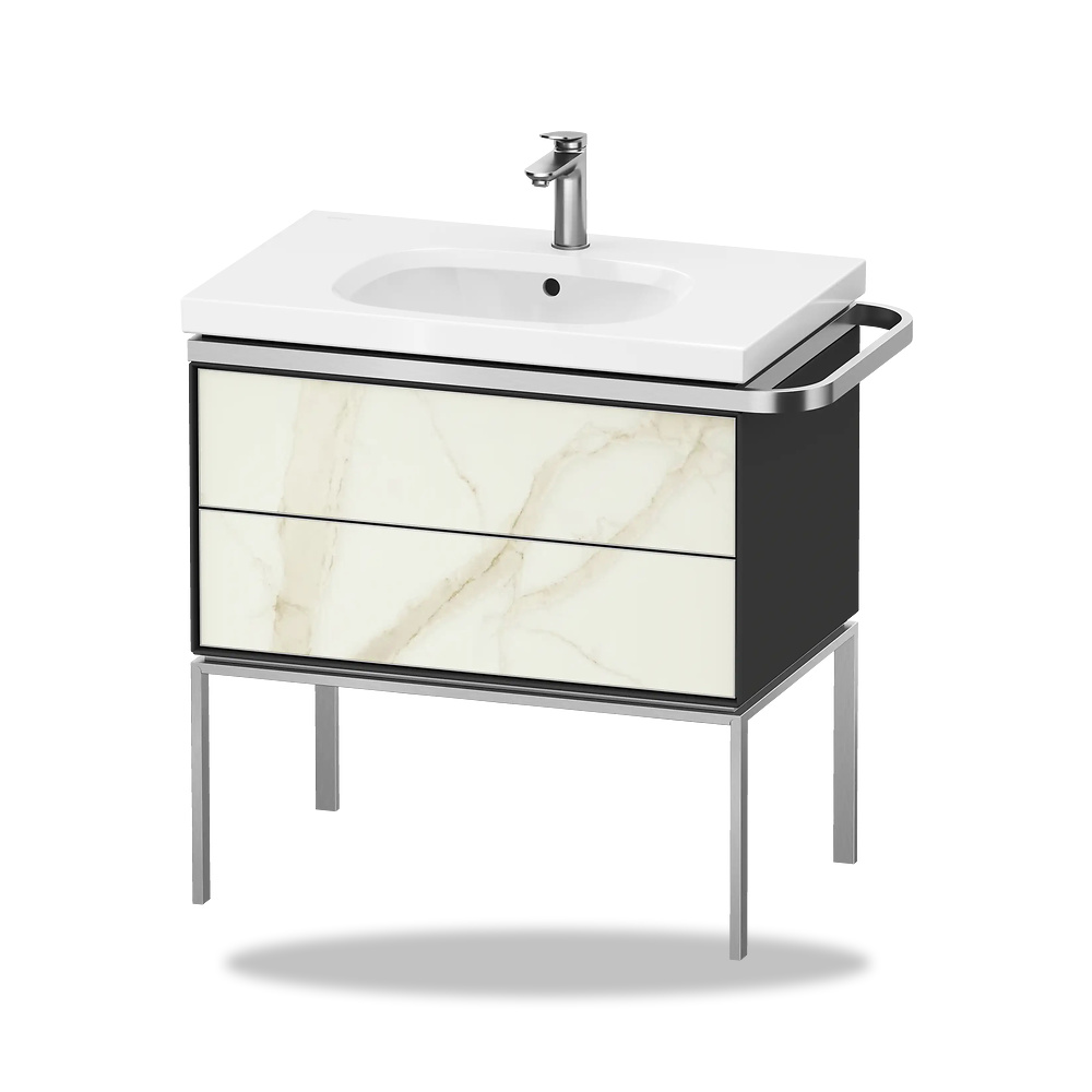 صورة منتج وحدة وخزانة مغسلة وأثاث حمام ديورافيت (Duravit) سلسلة Aurena موديل AU4573066580000 – مقاس 492 مم × 784 مم × 802 مم - كود الصنف reemco-2027-1153520 - ماركة يباع من خلال reemco - توريد وتصوير حصري لشركة ريمكو القابضة السعودية