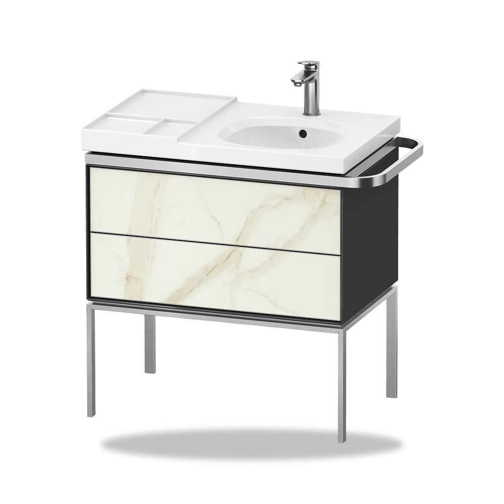 صورة منتج وحدة وخزانة مغسلة وأثاث حمام ديورافيت (Duravit) سلسلة Aurena موديل AU4575066H10000 – مقاس 492 مم × 784 مم × 802 مم - كود الصنف reemco-2027-1153522 - ماركة يباع من خلال reemco - توريد وتصوير حصري لشركة ريمكو القابضة السعودية