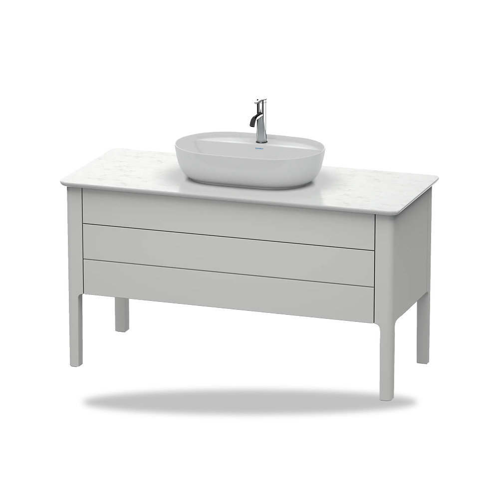صورة منتج وحدة وخزانة مغسلة وأثاث حمام ديورافيت (Duravit) سلسلة Luv موديل LU956603939 – مقاس 570 مم × 1338 مم × 743 مم - كود الصنف reemco-2027-1154071 - ماركة يباع من خلال reemco - توريد وتصوير حصري لشركة ريمكو القابضة السعودية