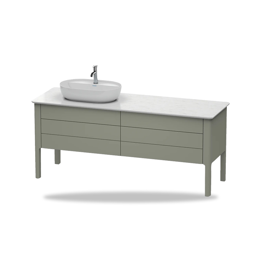 صورة منتج وحدة وخزانة مغسلة وأثاث حمام ديورافيت (Duravit) سلسلة Luv موديل LU9568L9292 – مقاس 570 مم × 1733 مم × 743 مم - كود الصنف reemco-2027-1154073 - ماركة يباع من خلال reemco - توريد وتصوير حصري لشركة ريمكو القابضة السعودية
