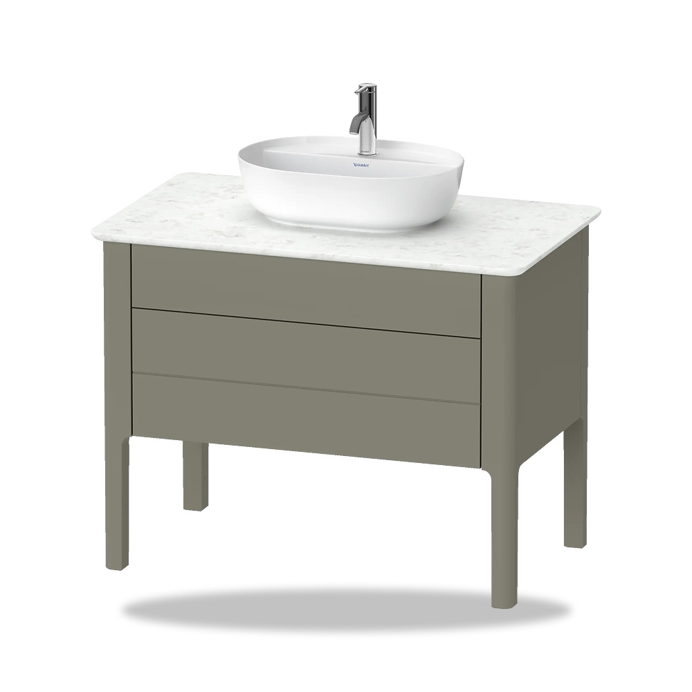 صورة منتج وحدة وخزانة مغسلة وأثاث حمام ديورافيت (Duravit) سلسلة Luv موديل LU956909292 – مقاس 570 مم × 938 مم × 743 مم - كود الصنف reemco-2027-1154074 - ماركة يباع من خلال reemco - توريد وتصوير حصري لشركة ريمكو القابضة السعودية