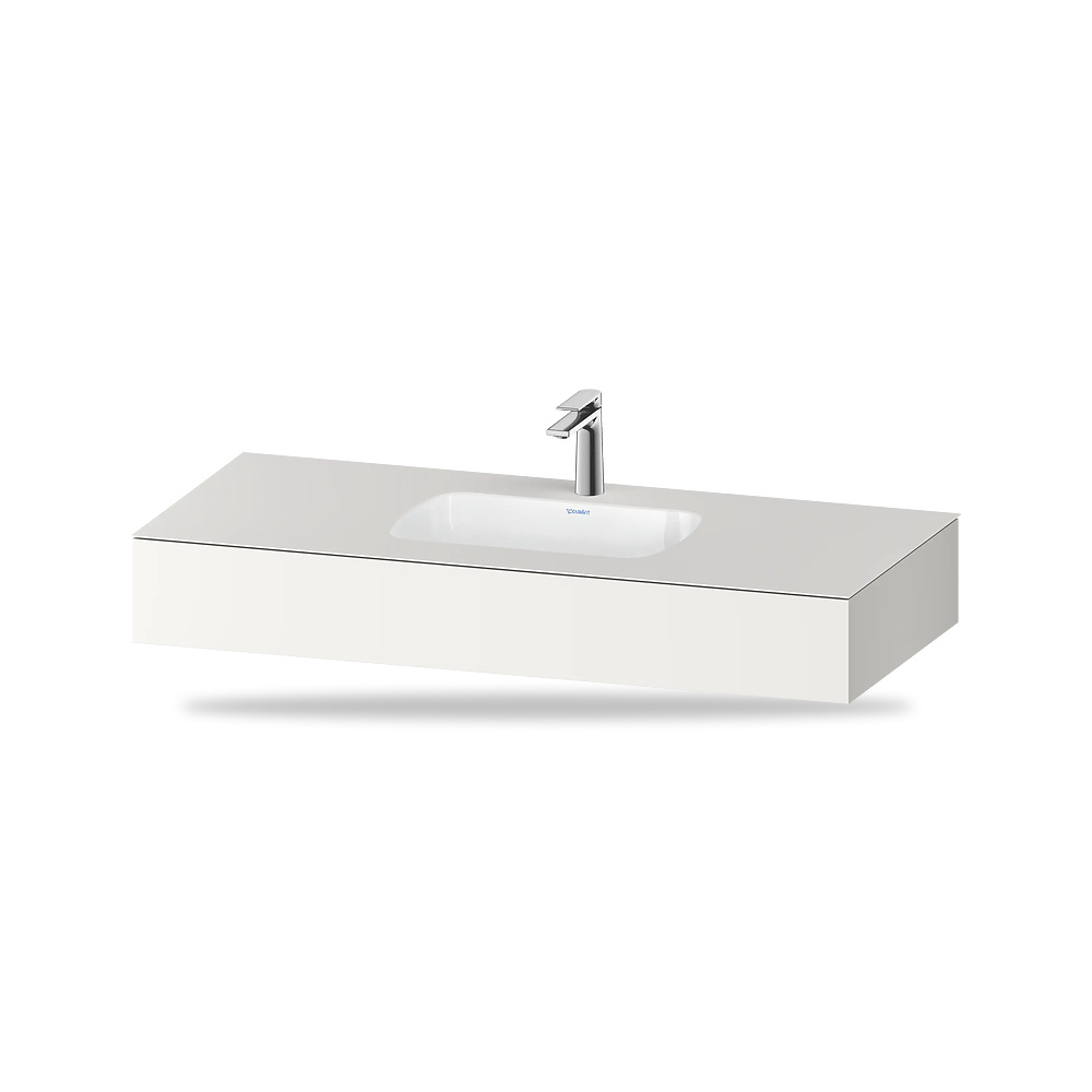 صورة منتج حوض مغسلة خزفي للحمام ديورافيت (Duravit) سلسلة Collection One موديل QA4692084840000 – مقاس 550 مم × 1200 مم × 170 مم - كود الصنف reemco-2027-1154131 - ماركة يباع من خلال reemco - توريد وتصوير حصري لشركة ريمكو القابضة السعودية