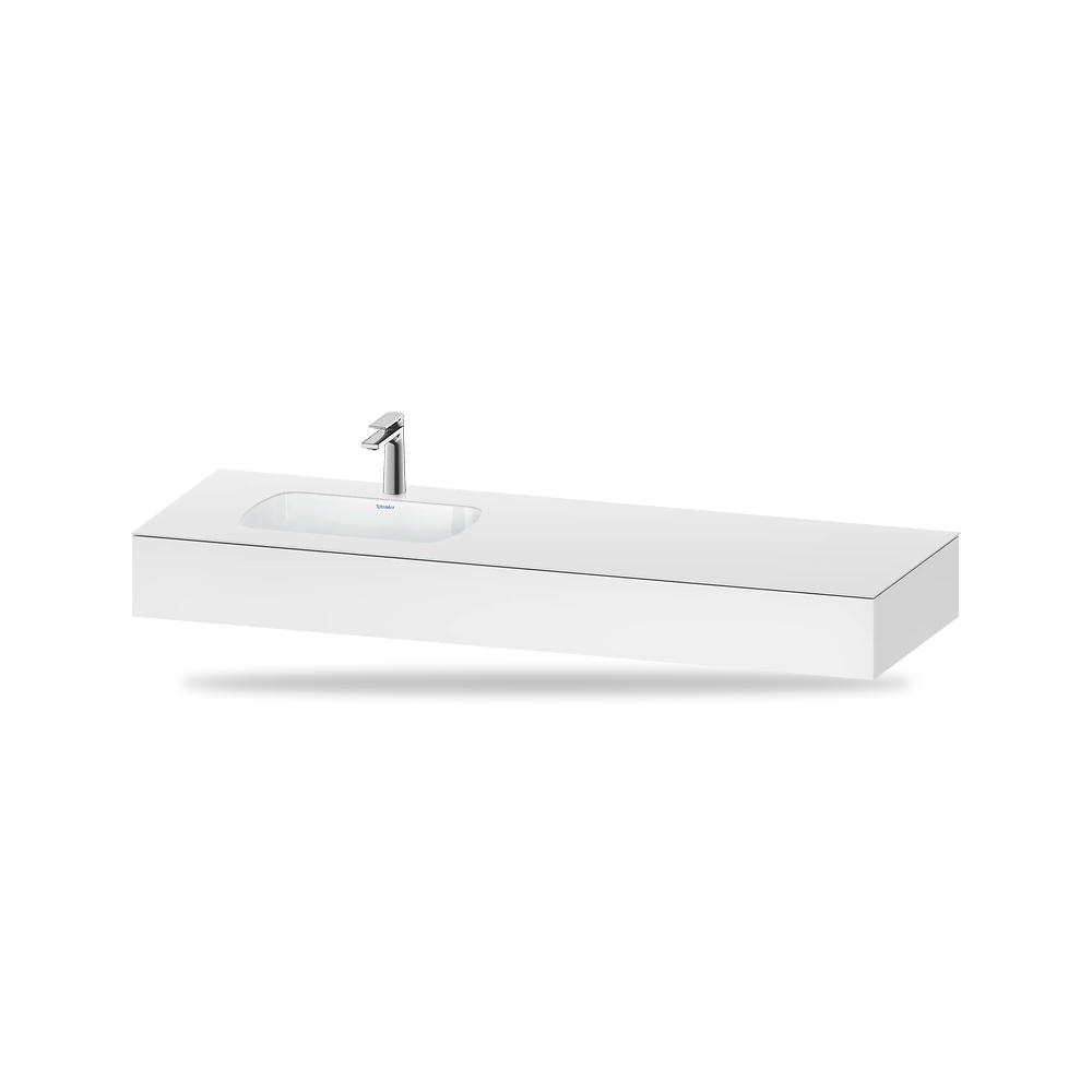 صورة منتج حوض مغسلة خزفي للحمام ديورافيت (Duravit) سلسلة Collection One موديل QA4693018180000 – مقاس 550 مم × 1600 مم × 170 مم - كود الصنف reemco-2027-1154132 - ماركة يباع من خلال reemco - توريد وتصوير حصري لشركة ريمكو القابضة السعودية