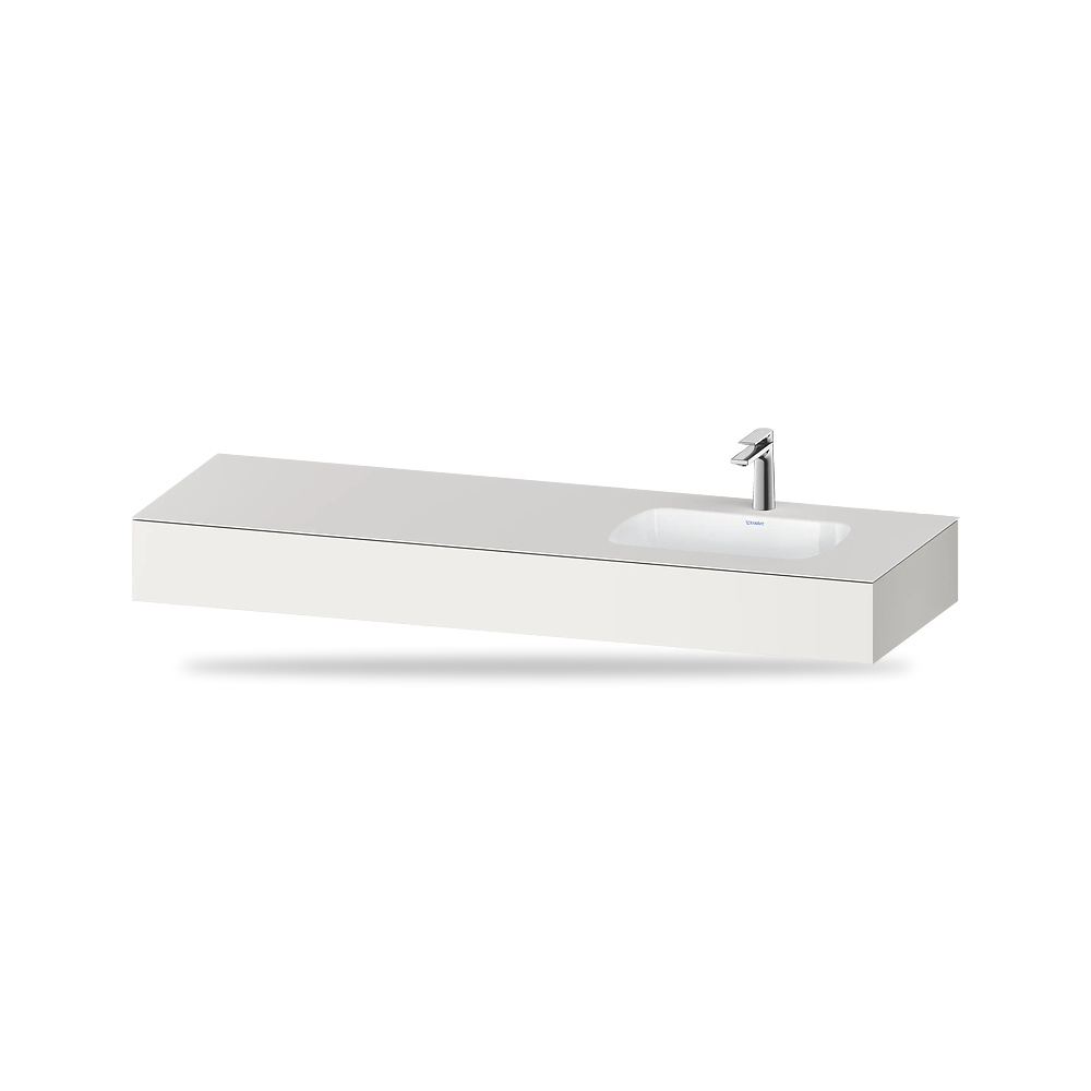 صورة منتج حوض مغسلة خزفي للحمام ديورافيت (Duravit) سلسلة Collection One موديل QA4694084840000 – مقاس 550 مم × 1600 مم × 170 مم - كود الصنف reemco-2027-1154133 - ماركة يباع من خلال reemco - توريد وتصوير حصري لشركة ريمكو القابضة السعودية
