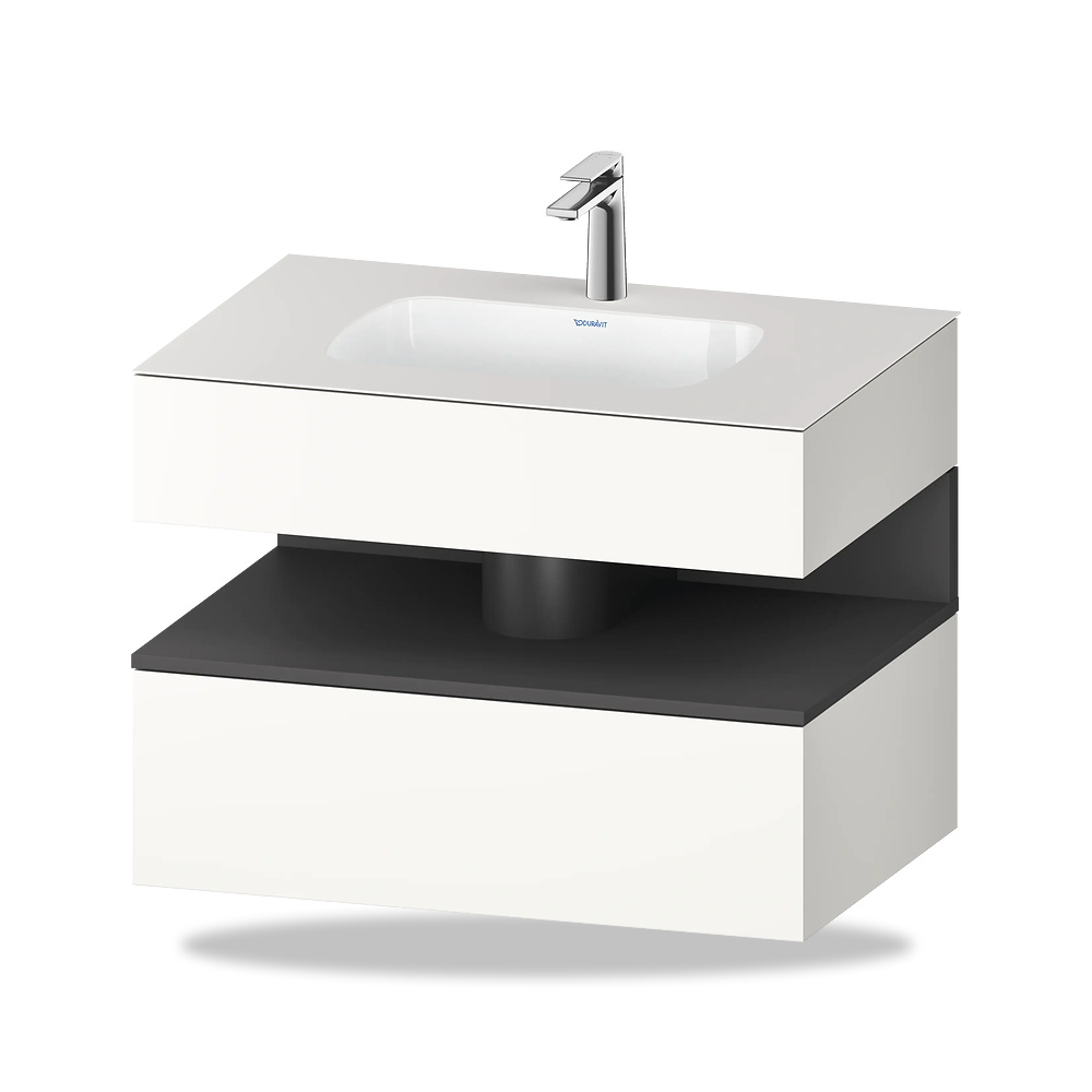 صورة منتج حوض مغسلة خزفي للحمام ديورافيت (Duravit) سلسلة Collection One موديل QA4785049840000 – مقاس 550 مم × 800 مم × 600 مم - كود الصنف reemco-2027-1154144 - ماركة يباع من خلال reemco - توريد وتصوير حصري لشركة ريمكو القابضة السعودية
