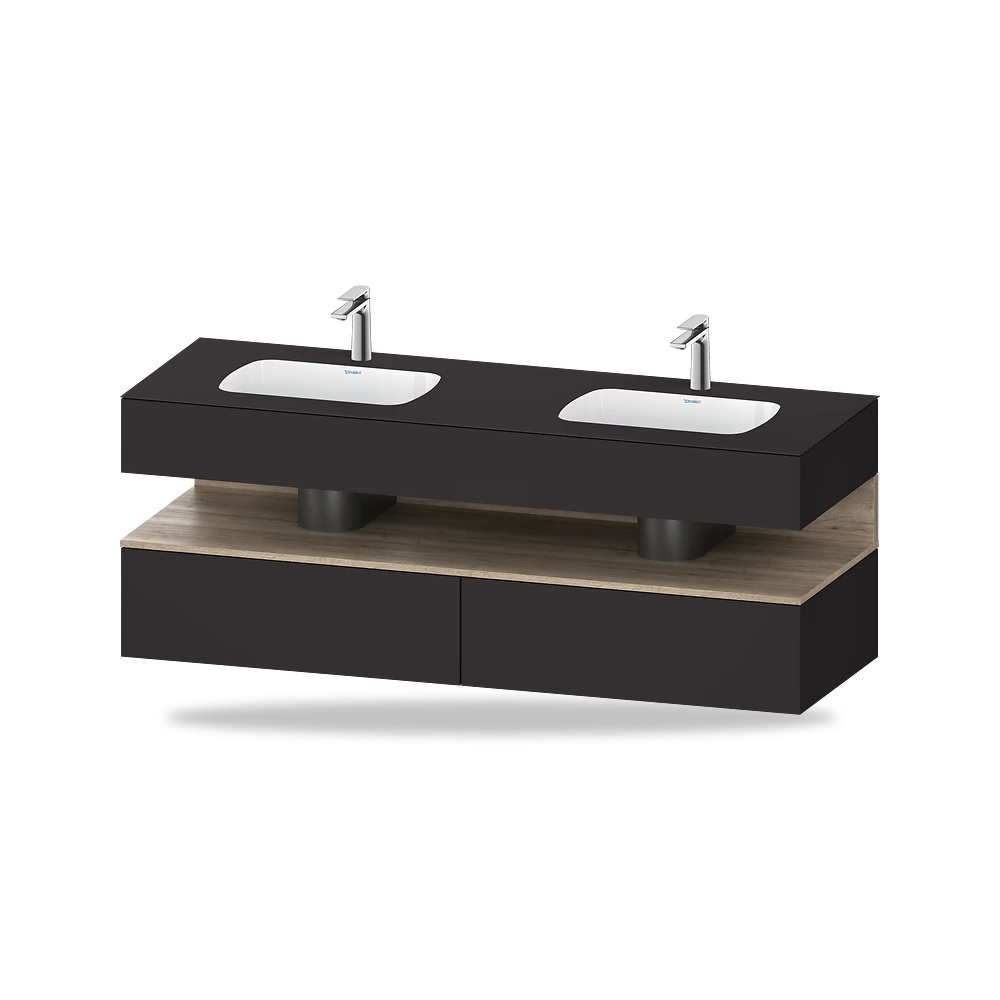 صورة منتج حوض مغسلة خزفي للحمام ديورافيت (Duravit) سلسلة Collection One موديل QA4797055800010 – مقاس 550 مم × 1600 مم × 600 مم - كود الصنف reemco-2027-1154149 - ماركة يباع من خلال reemco - توريد وتصوير حصري لشركة ريمكو القابضة السعودية