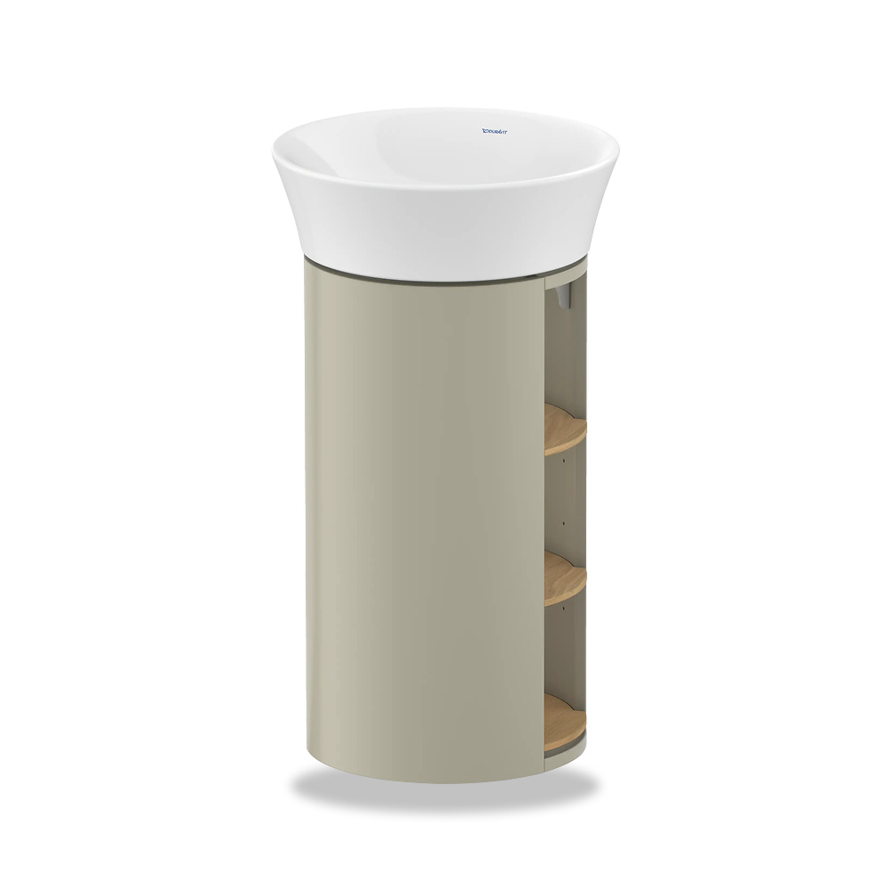 صورة منتج وحدة وخزانة مغسلة وأثاث حمام ديورافيت (Duravit) سلسلة White Tulip موديل WT42390H560 – مقاس 410 مم × 410 مم × 750 مم - كود الصنف reemco-2027-1154263 - ماركة يباع من خلال reemco - توريد وتصوير حصري لشركة ريمكو القابضة السعودية