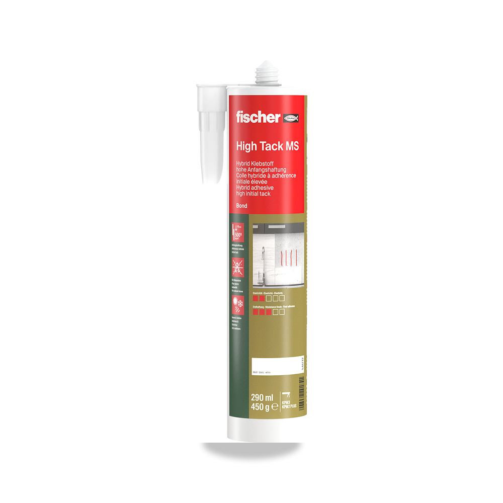صورة منتج لواصق صناعية وإيبوكسي وغراء قوي فيشر (fischer) موديل Hybrid adhesive High Tack MS - كود الصنف reemco-2027-1155033 - ماركة يباع من خلال reemco - توريد وتصوير حصري لشركة ريمكو القابضة السعودية