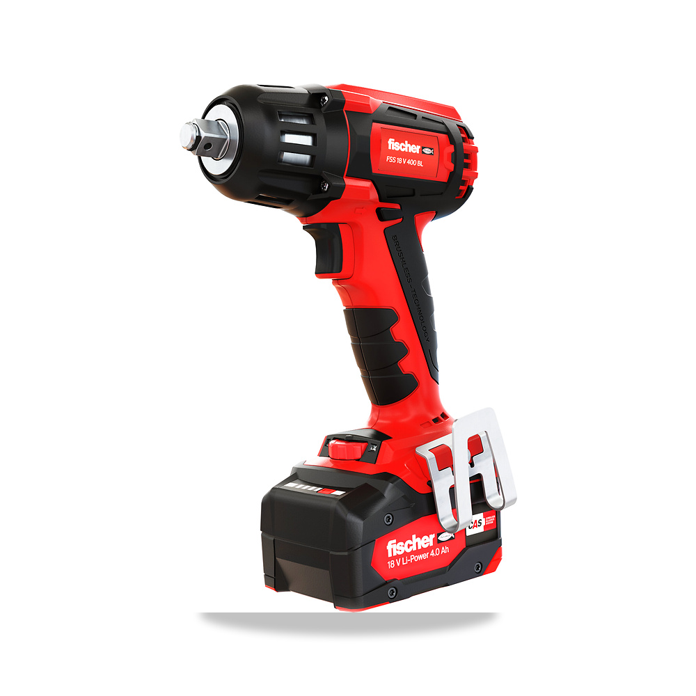 صورة منتج مفك ومفتاح ربط صدمي (Impact Driver/Wrench) فيشر (fischer) موديل Cordless impact wrench FSS 18V 400 BL - كود الصنف reemco-2027-1155329 - ماركة يباع من خلال reemco - توريد وتصوير حصري لشركة ريمكو القابضة السعودية