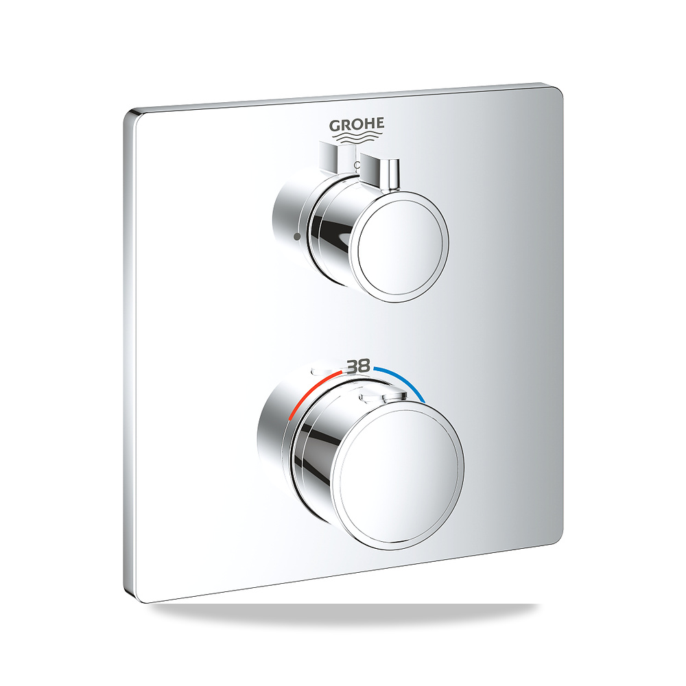 صورة منتج محابس وصمامات السباكة صمام ومحبس جروهي (GROHE) موديل 24078000 – اللون / التشطيب الكروم – ملمع - كود الصنف reemco-2027-1157432 - ماركة يباع من خلال reemco - توريد وتصوير حصري لشركة ريمكو القابضة السعودية