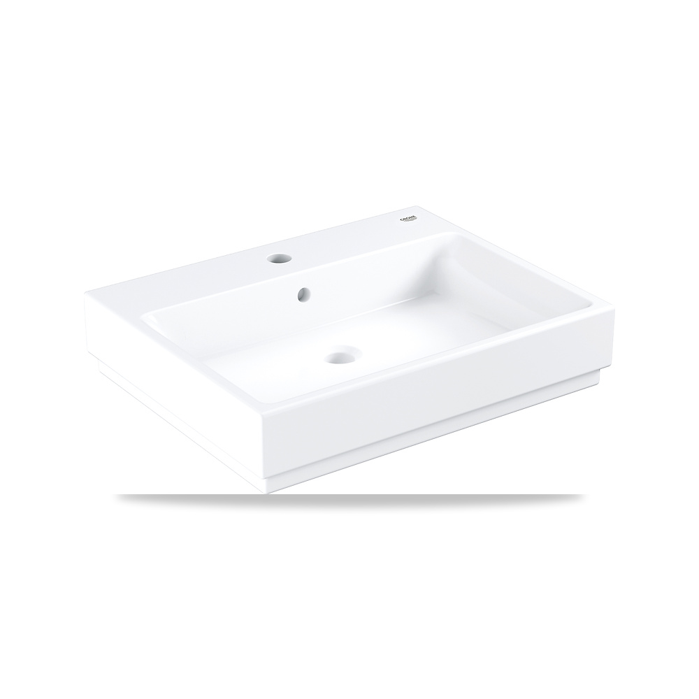 صورة منتج Cube Ceramic – حوض طاولة علوي 60 جروهي (GROHE) موديل 3947700H – اللون / التشطيب أبيض - كود الصنف reemco-2027-1157918 - ماركة يباع من خلال reemco - توريد وتصوير حصري لشركة ريمكو القابضة السعودية