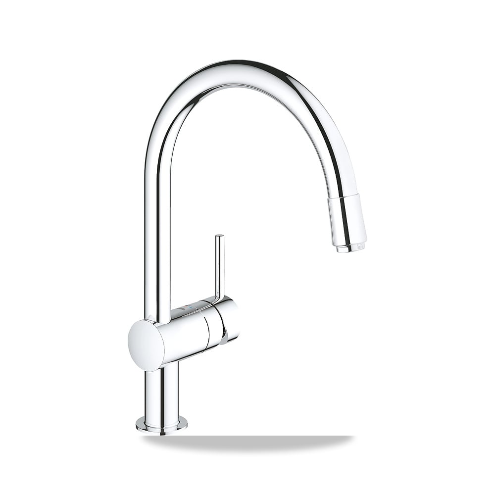 خلاط حوض مطبخ مفرد جروهي (GROHE) موديل 3291801D - اللون / التشطيب الكروم - ملمع