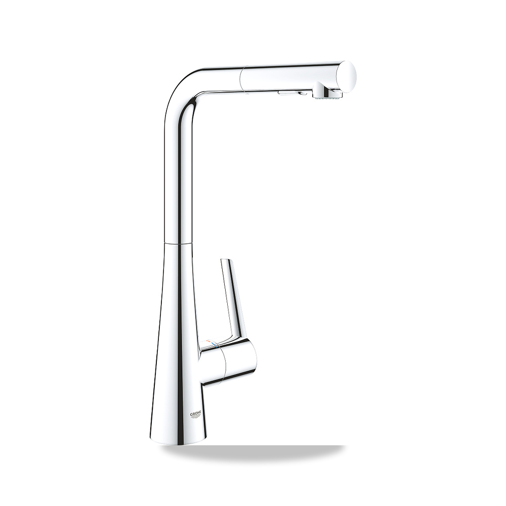 خلاط حوض مطبخ مفرد جروهي (GROHE) موديل 3255320D - اللون / التشطيب الكروم - ملمع