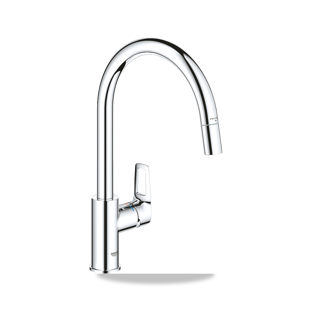 خلاط حوض مطبخ مفرد جروهي (GROHE) موديل 3054300D - اللون / التشطيب الكروم - ملمع
