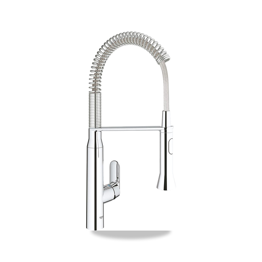 خلاط حوض مطبخ مفرد جروهي (GROHE) موديل 3137901D - اللون / التشطيب الكروم - ملمع