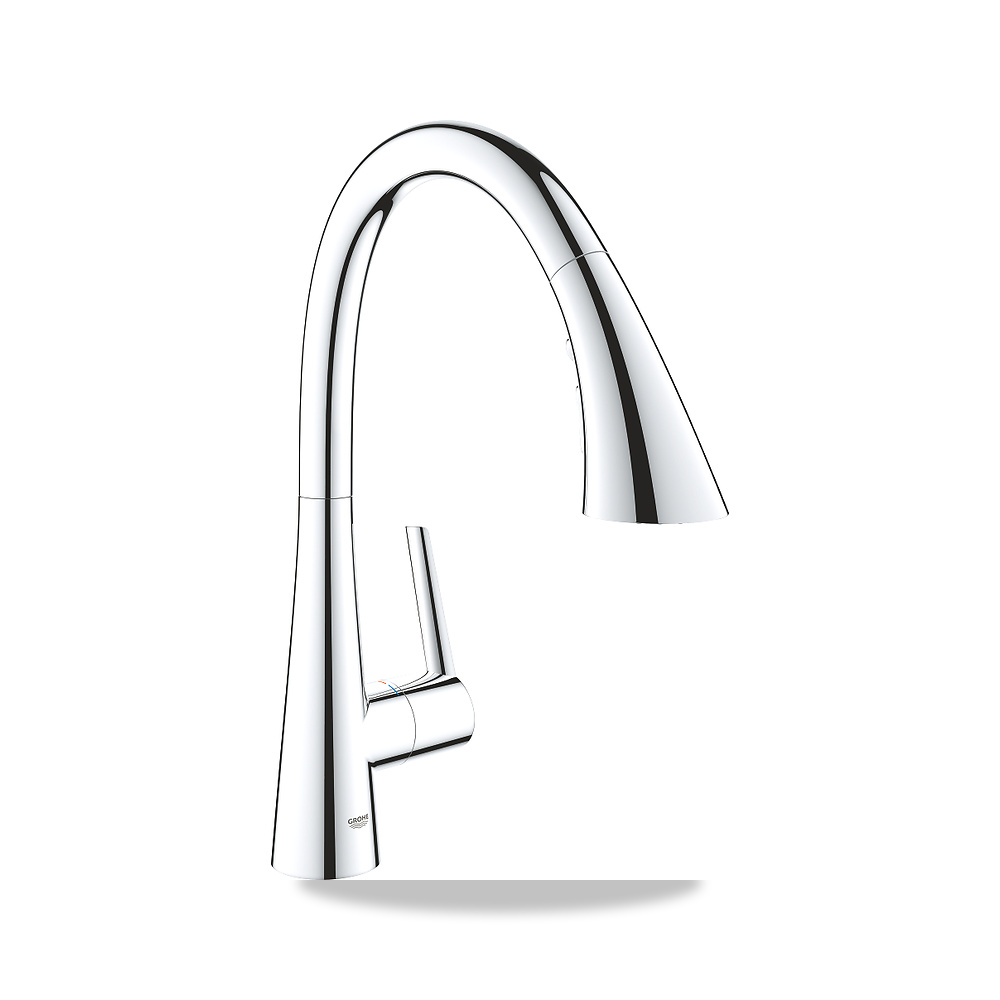 صورة منتج خلاط حوض مطبخ مفرد 5.67 لتر جروهي (GROHE) موديل 3229430D – اللون / التشطيب الكروم – ملمع - كود الصنف reemco-2027-1158072 - ماركة يباع من خلال reemco - توريد وتصوير حصري لشركة ريمكو القابضة السعودية