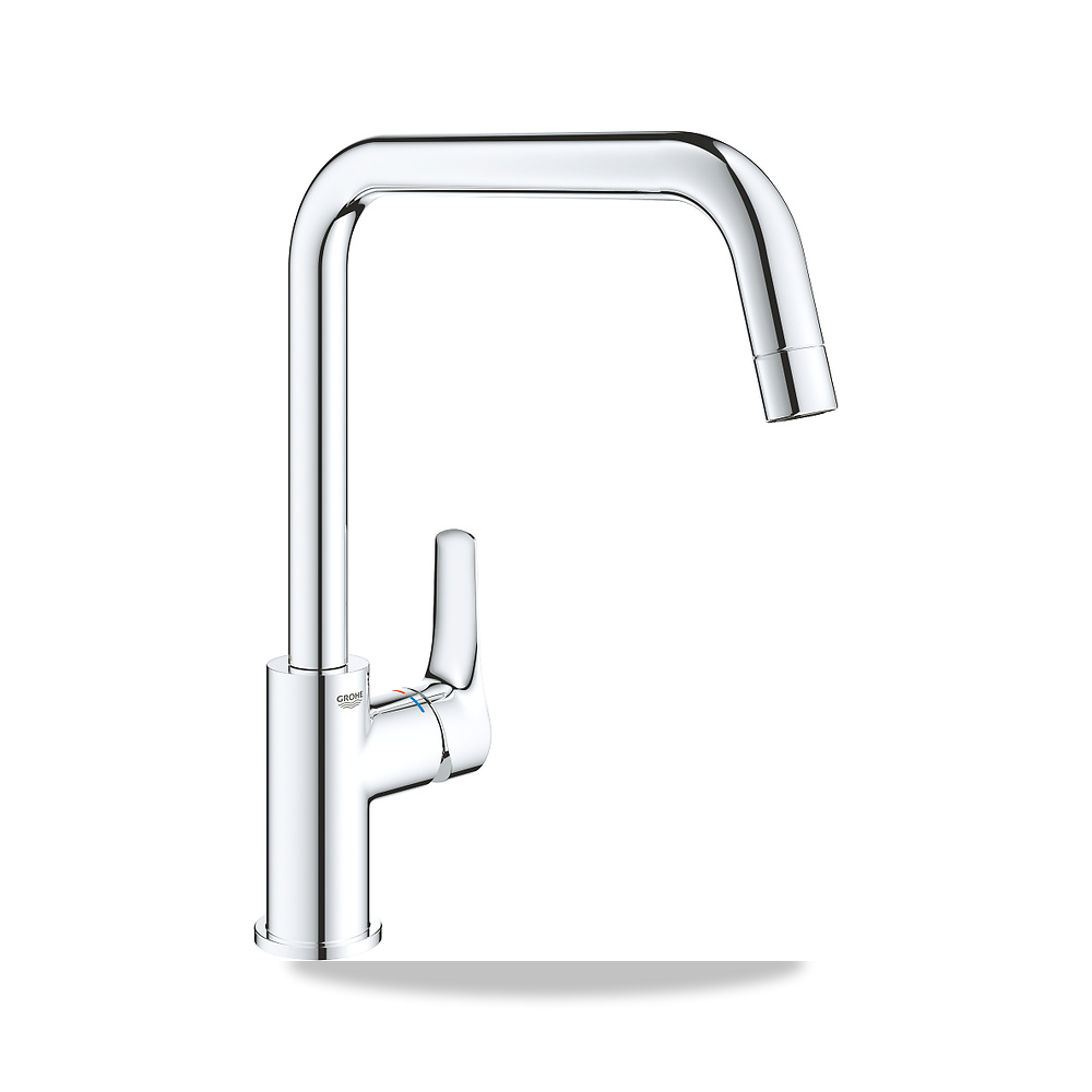 صورة منتج خلاط حوض مطبخ مفرد جروهي (GROHE) موديل 3056700D – اللون / التشطيب الكروم – ملمع - كود الصنف reemco-2027-1158075 - ماركة يباع من خلال reemco - توريد وتصوير حصري لشركة ريمكو القابضة السعودية