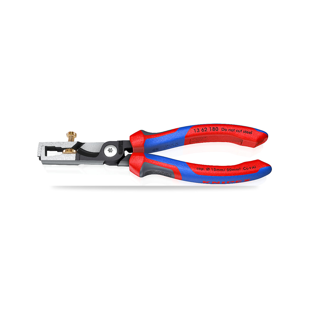 صورة منتج مقص كابلات كهربائية عزل حراري وصوتي 15 مم كنيبكس (KNIPEX) موديل 13 62 180 – 180 x 51 x 20 مم - كود الصنف reemco-2027-1168708 - ماركة يباع من خلال reemco - توريد وتصوير حصري لشركة ريمكو القابضة السعودية