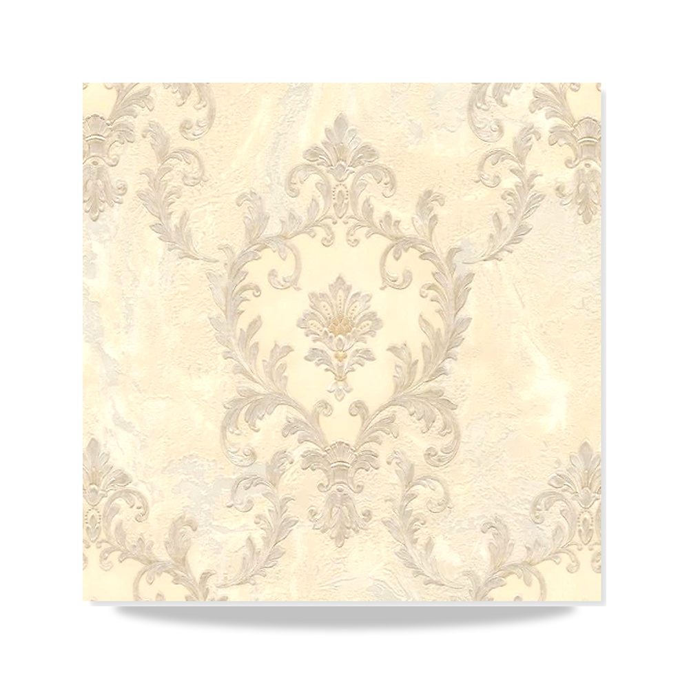 ورق جدران تصميم كلاسيك – لون بيج – 10 م×1.06 م – 83606