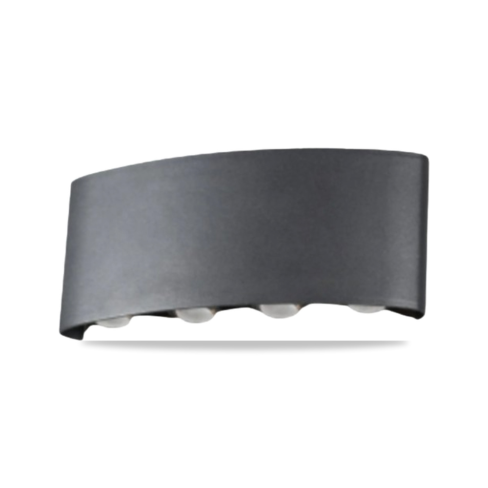 صورة منتج وحدة إضاءة LED خارجية جداريّة 8 وات لون اسود 9×21 سم موديل MK-637 – لون الاضاءه اصفر – مادة الصنع فايبر - كود الصنف reemco-2027-1217816 - ماركة يباع من خلال reemco - توريد وتصوير حصري لشركة ريمكو القابضة السعودية