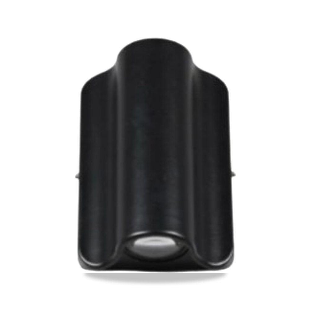 صورة منتج وحدة إضاءة LED جداريّة خارجية 6 وات لون اسود مقاس 18×12 سم موديل MK-665 – مادة الصنع فايبر – لون الاضاءه ازرق - كود الصنف reemco-2027-1217937 - ماركة يباع من خلال reemco - توريد وتصوير حصري لشركة ريمكو القابضة السعودية