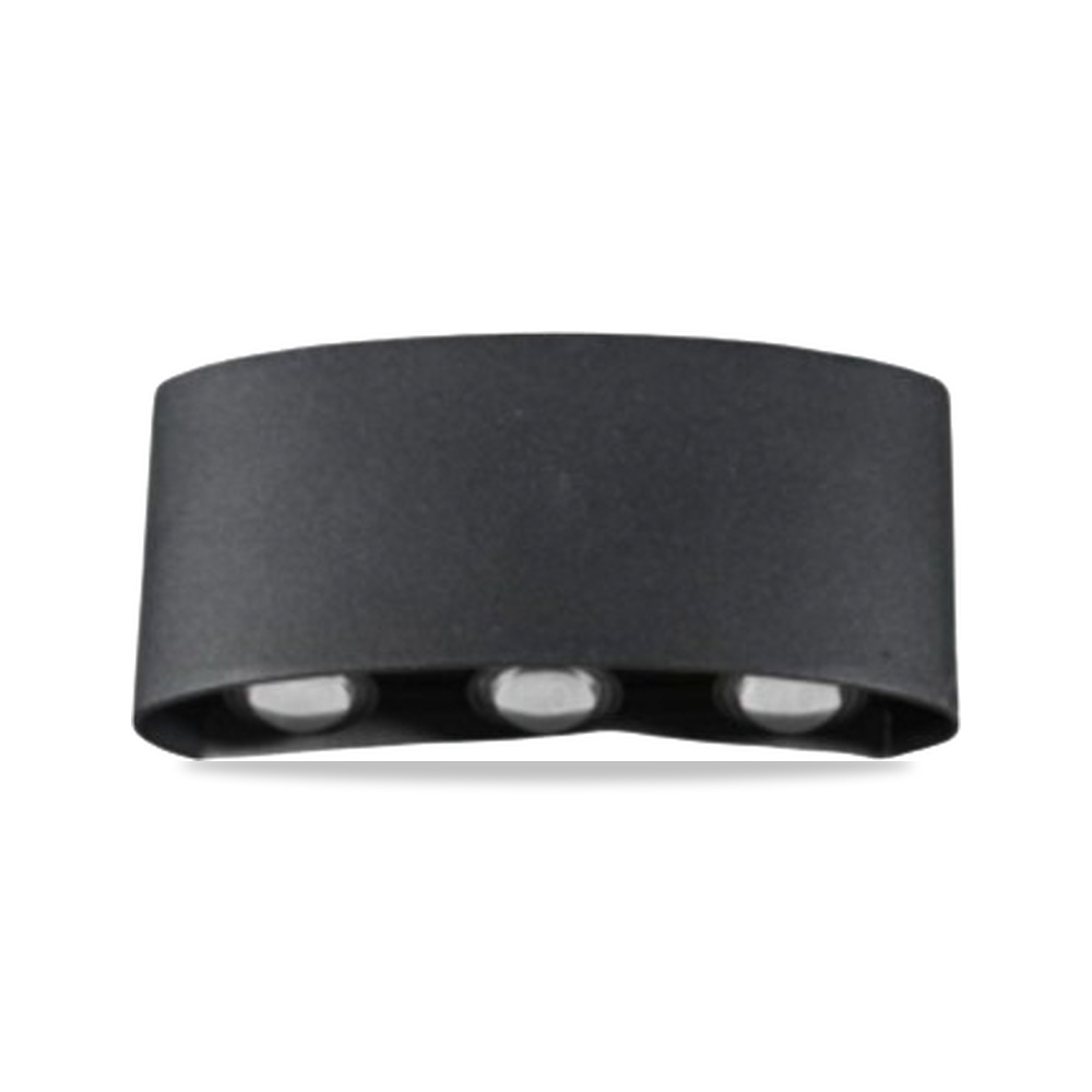صورة منتج مصباح LED جداريّة 6 وات، لون اسود، مقاس 8×17 سم موديل MK-546 – مادة الصنع فايبر – لون الاضاءه اصفر - كود الصنف reemco-2027-1218054 - ماركة يباع من خلال reemco - توريد وتصوير حصري لشركة ريمكو القابضة السعودية