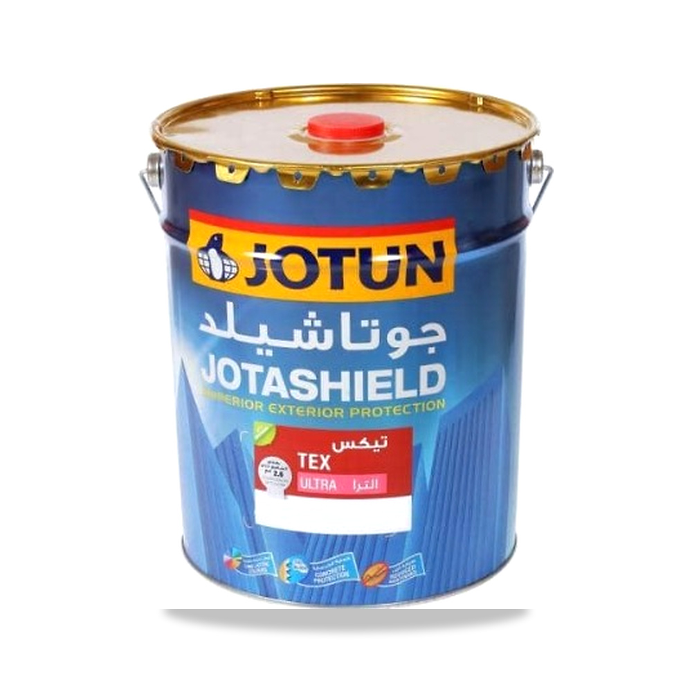 صورة منتج دهان خارجي جوتاشيلد تيكس ألترا مزخرف أبيض عبوة 4 لتر جوتن (Jotun) موديل MK-349 - كود الصنف reemco-2027-1220720 - ماركة يباع من خلال reemco - توريد وتصوير حصري لشركة ريمكو القابضة السعودية