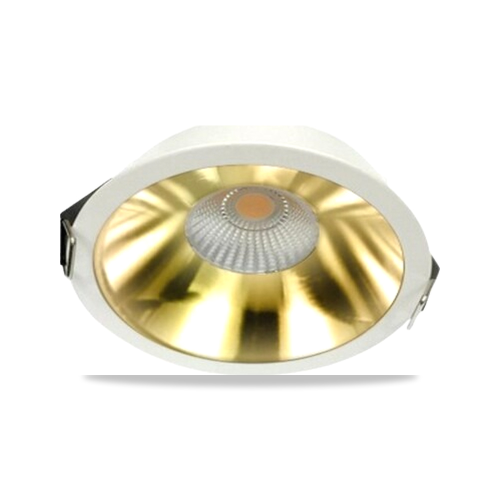 صورة منتج إطار سبوت لايت مقاس 7 سم أبيض/ذهبي، مانع للتوهج موديل MK-419 – 73×80×47 مم - كود الصنف reemco-2027-1234707 - ماركة يباع من خلال reemco - توريد وتصوير حصري لشركة ريمكو القابضة السعودية